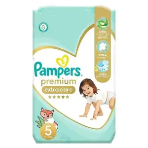 Couche Bébé Premium taille 5 (12-18Kg) x68 unités - PAMPERS