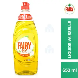 Liquide vaisselle Citron concentré 650ml - FAIRY