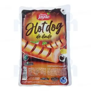 Hot dog de dinde 250g - JAYDA