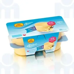 Crème anglaise à la vanille Ekilibrio 4x125g - REINA