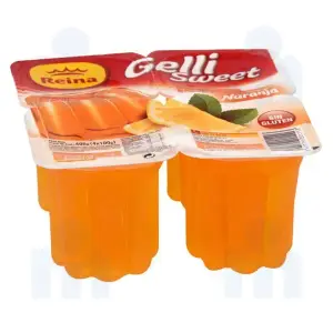 Crème dessert Gelli Sweet orange 4x100g - REINA