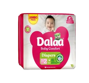 Couches bébé baby comfort jumbo pack taille 2 mini x80pcs - DALAA