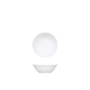 Bol à salade rond en porcelaine blanc 12,7CM