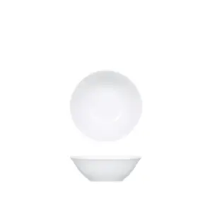 Bol à salade rond en porcelaine blanc 15,2CM