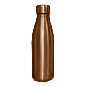Bouteille isotherme inox double paroi bronze 500ml