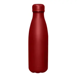 Bouteille isotherme inox double paroi rouge 500ml