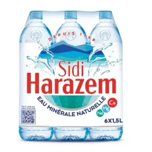 Sidi Harazem Eau minérale 6x1,5L