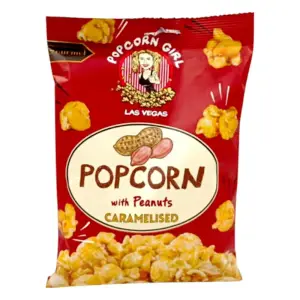 Popcorn Caramélisé avec Cacahuète 90g - SERANO