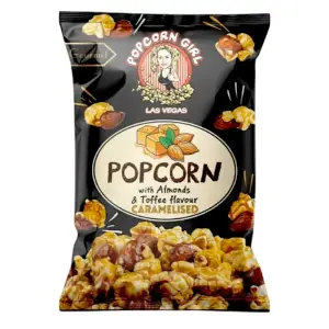 Popcorn Caramélisé avec Amande et Toffee 90g - SERANO