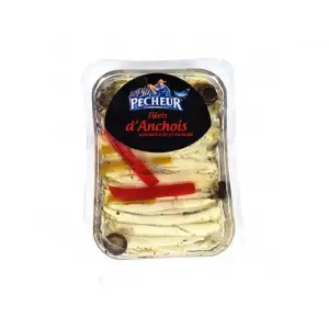 Filets d'Anchois marinés à la provençale 120g - LE P'TIT PÊCHEUR