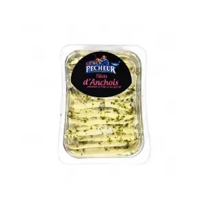 Filets d'Anchois marinés à l'Ail et au Persil 120g - LE P'TIT PÊCHEUR
