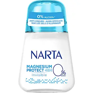 Déodorant bille femme Magnesium Protect invisible 48h 50ml - NARTA
