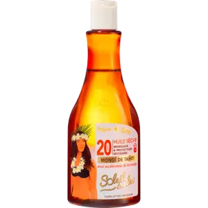 Huile sèche Bronzage & Protection 20SPF 150ml - SOLEIL DES ÎLES