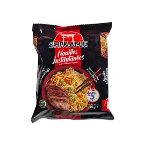 Nouilles Instantanées saveur bœuf 70g - SHIWAMIE