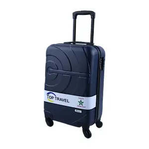 Valise ABS Athènes bleu marine petit modèle - TOP TRAVEL