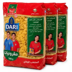 Pâtes courtes torsade penne coquille 3x500g - DARI