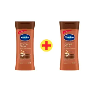Lotion Cocoa Glow 2x200ml -50% sur la 2ème - VASELINE