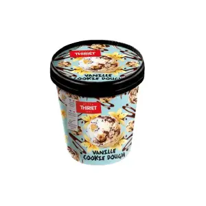Thiriet pot de glace vanille cookie dough 500ml