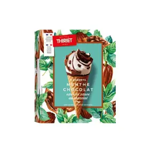 Thiriet cônes de glace menthe chocolat 6x120ml