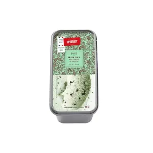 Thiriet bac de crème glacée menthe avec copeaux de chocolat 900ml