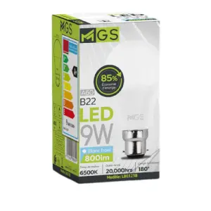 Ampoule LED 9W B22 LB0323B - MGS