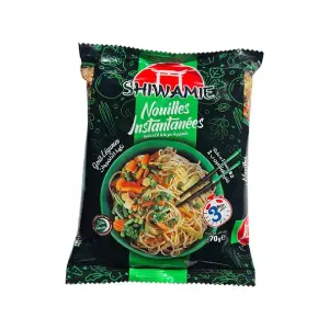 Nouilles instantanées saveur légumes 70g - SHIWAMIE