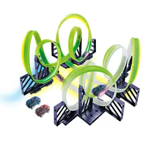 Circuit glow & looping 36 pièces 75×62×24cm