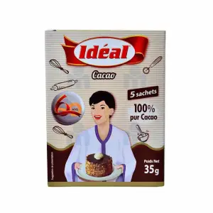 Poudre de cacao spéciale pâtisserie en sachet 5x 7g - IDEAL