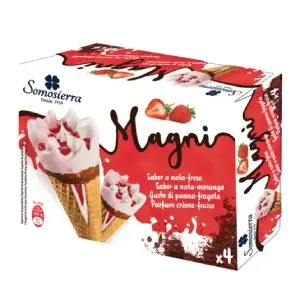 Somosierra cônes de glace Magni nata fraisa 4x120ml