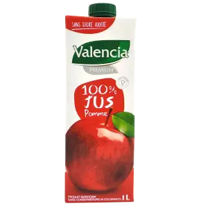 Valencia Pur jus de pomme 1L