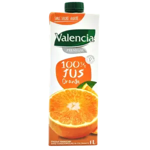 Valencia Pur jus d'orange 1L