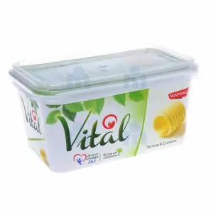 Margarine tartine et cuison en barquette 450g - VITAL
