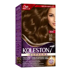 Coloration châtain clair Wella 5/0 - KOLESTON