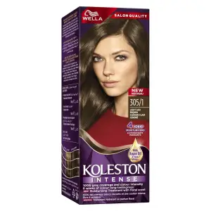 Coloration intense châtain clair cendré Wella 305/1 - KOLESTON