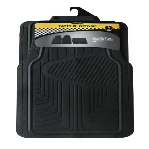 Tapis PVC 4 pièces 4,40 Kg noir YH23072101A