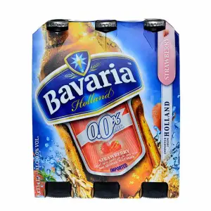 Bavaria sans alcool saveur fraise 6x33cl
