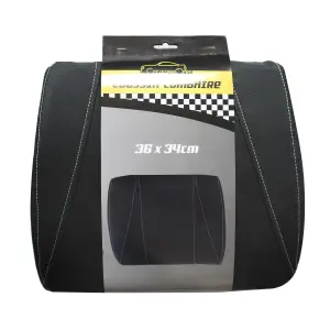 coussin maintient dos 36x34cm YHA4108BKGR