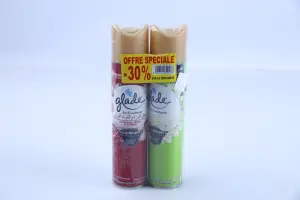 2 désodorisants jasmine + sea m&magnolia 300ml - GLADE