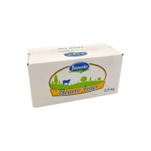 Beurre doux 82% MG 2,5Kg - JAOUDA