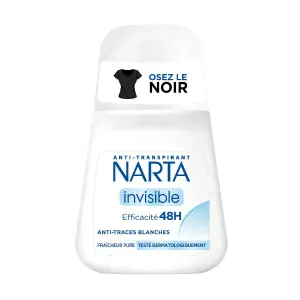 Déodorant bille femme invisible efficacité 48h 50ml - NARTA