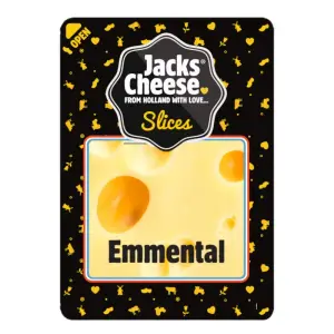 Fromage emmental en tranches 100g - JACKS CHESSE
