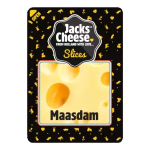 Fromage maasdam en tranches 100g - JACKS CHESSE