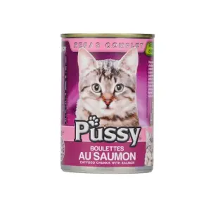Boulette de saumon 1/2 pour chat - PUSSY