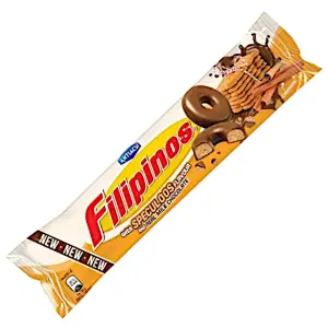 Biscuits au chocolat au lait et speculoos 128g - FILIPINOS