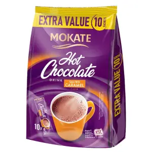 Hot chocolate salted caramel 10 sachets - MOKATE