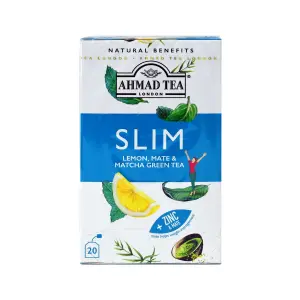 Thé naturel aromatisé citron maté et matcha 20 sachets - AHMED TEA