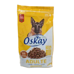 Croquettes à la volaille pour chien adulte 2kg - OSKAY