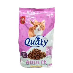 Croquettes de volaille pour chat adulte 2kg - QUATY