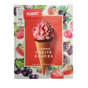 Thiriet 6 cornets fruits rouges 462g