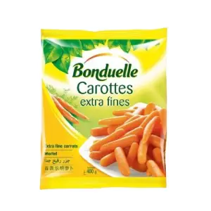 Carottes extra fines surgelées Bonduelle 400g